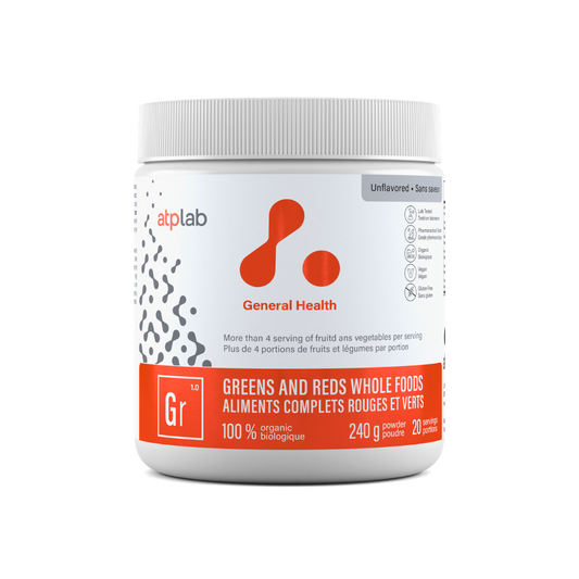 Aliments Complets Rouges et Verts