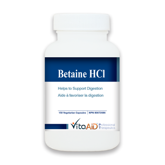 Betaine HCL (Aide digestive pour l'hypochlorhydrie)