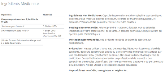 UltraFlora ACUTE CARE Probiotic