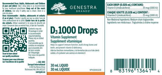 D3 1000 Drops