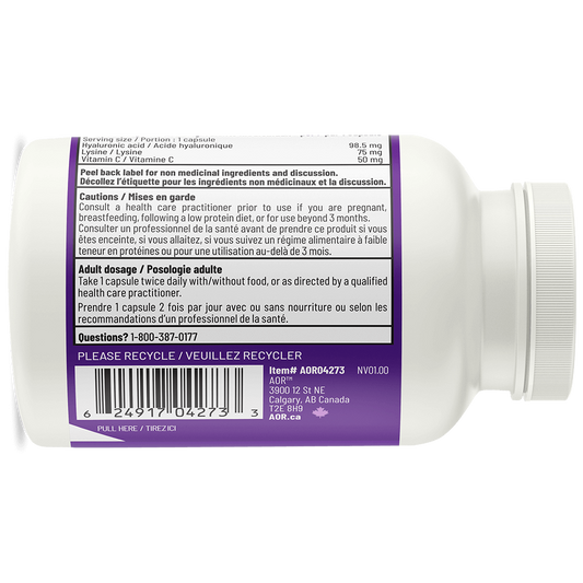 Lysine, Vitamine C et Acide Hyaluronique